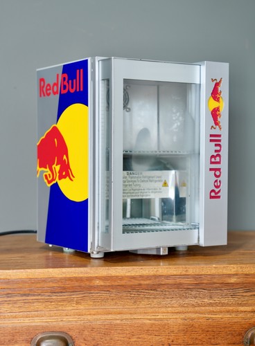 Red bull mini fridge baby - fridge,