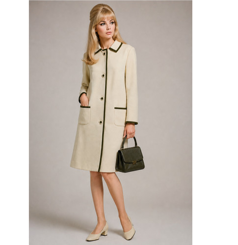 Vintage wool long - wool, jacket