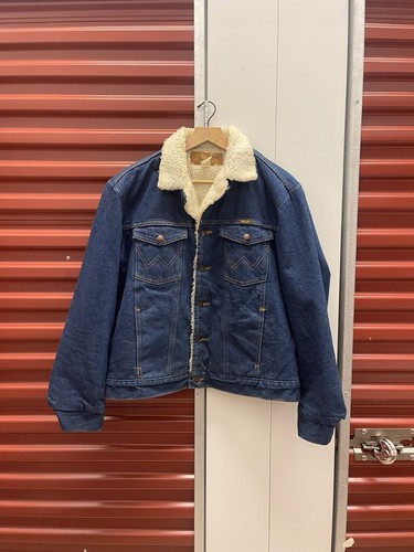 Vintage wrangler sherpa lined - vintage,