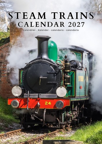 Steam trains calendar 2027 - trains, a3