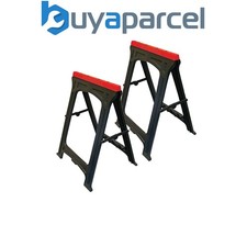 Faithfull  Plastic Trestles Height 82cm x Length 57cm (Twin Pack) FAITRESTLESP