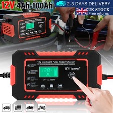 Smart Car Battery Charger 12V 6A Intelligent Automatic Pulse Repair AGM GEL EFB