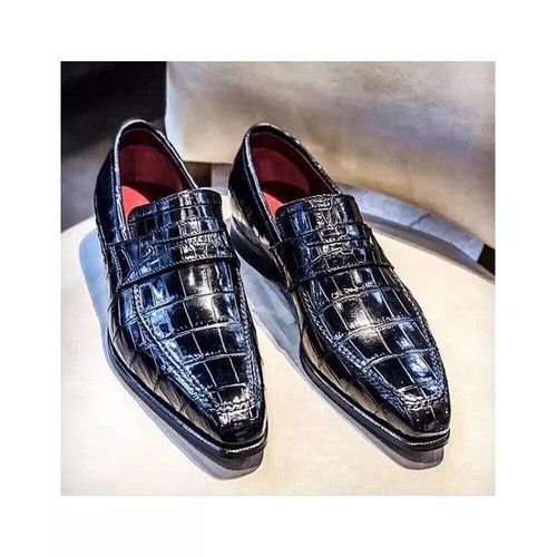 Men handmade black leather - handmade,