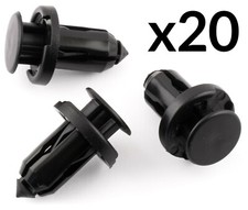 20x BUMPER TRIM CLIP RIVET