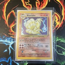 Ninetales Holo Pokemon Card