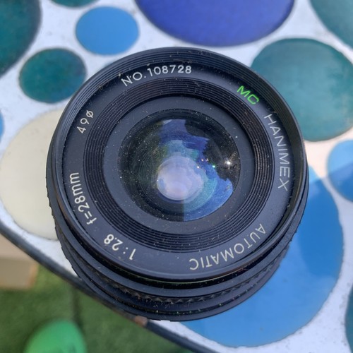 Hanimex automatic camera lens - hanimex,