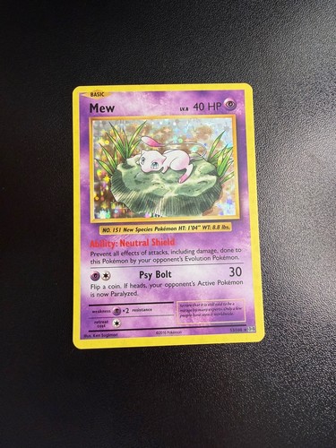 Pokémon tcg mew 108 - pokémon, 53/108