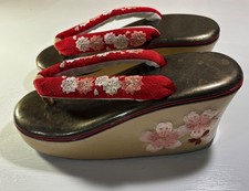 Japanese zori platform sandals - japanese,
