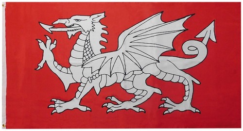 3x5 british white dragon - british,