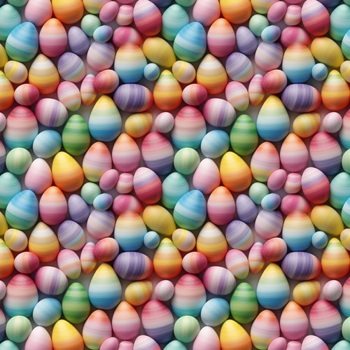 Easter eggs fabric effect - easter, 3d