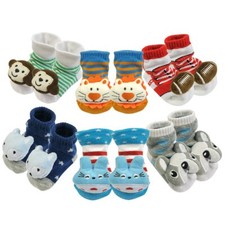 6 Pair Adorable Baby Non-Skid