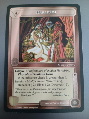 Haradrim meccg middle - haradrim,