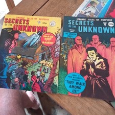 2 x UNCANNY TALES #149 & 122 ALAN CLASS BRITISH VINTAGE COMIC + 5 More Comics