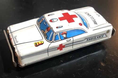 Old tin toy - tin,