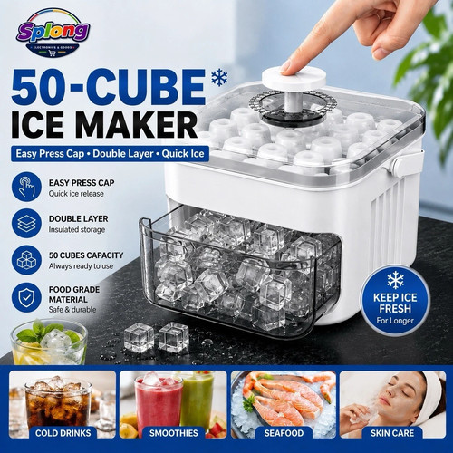 Portable ice maker machine - ice,