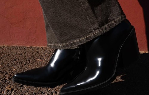 Zara cowboy heeled ankle - heeled, boots