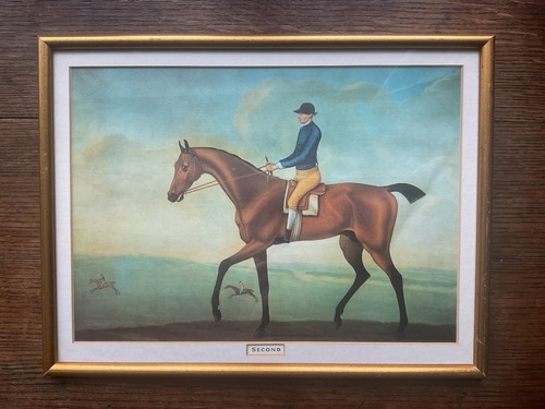 Horse racing print entitled - racing,