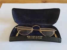 Vintage Algha Gold Rimmed Half