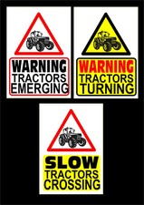 Tractors Warning - Safety