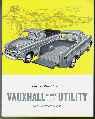 Vauxhall 10cwt coupe - 10cwt, coupe-utility