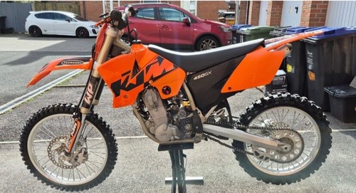 Ktm motocross bike barley used - bike,