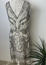 Frock And Fill Embellished Dress Flapper 50s Wedding Prom Party Uk Size 14