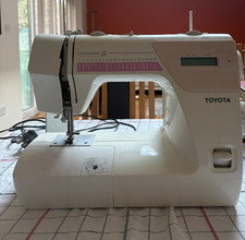 Toyota white sewing machine