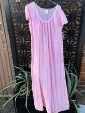 Vintage Pink Nylon Slip Large