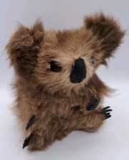 Vintage Australian Koala Bear Plush With Real Kangaroo Fur 9” Souvenir