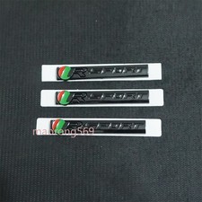 3x Small Black Glossy Dark