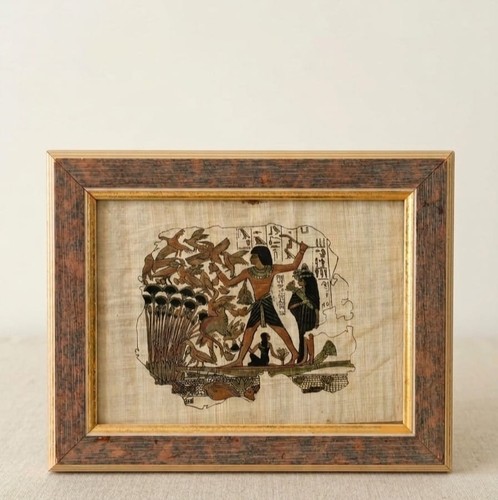 Vintage framed egyptian - vintage,