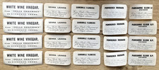 Leeds Kirkgate Apothecary Chemist Drug Store Pharmacy 20 Antique Labels.
