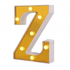 Practical Gold Led Z Letter