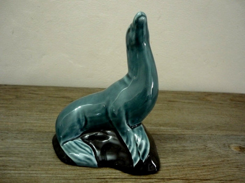 Vintage poole pottery aqua - pottery,