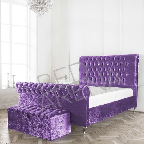 Lilac crushed velvet - lilac,