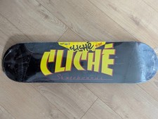 Cliche thrasher skateboard - cliche, x