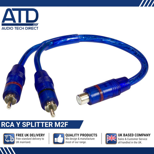 Rca splitter lead adapter - y,