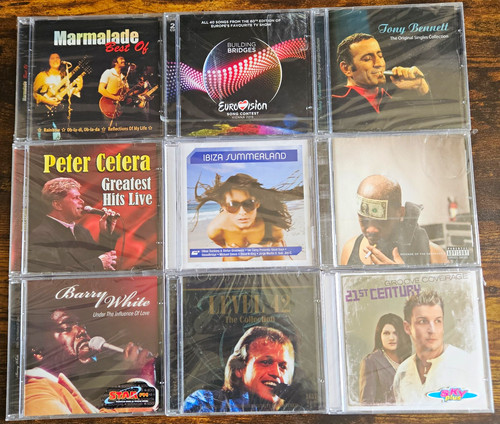 Job lot sealed albums - cd,