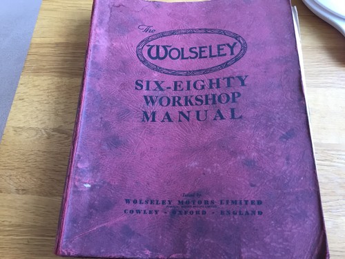 Wolseley six eighty workshop - six-,