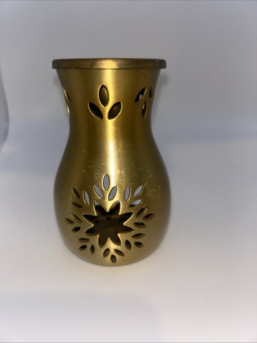 Vintage brass pierced tea - brass,