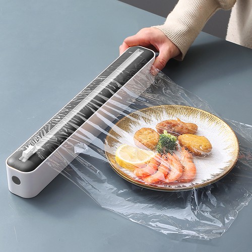 Kitchen food wrap holder - food,