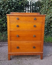Heals style oak chest - chest, 4
