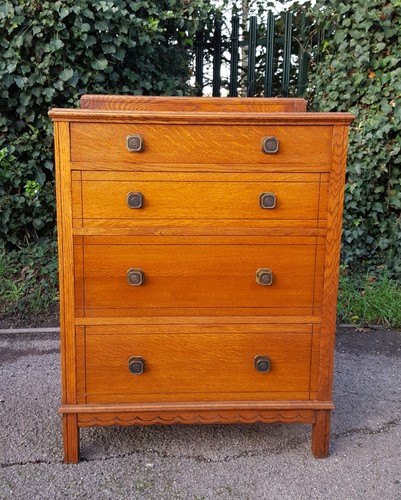 Heals style oak chest - heals,
