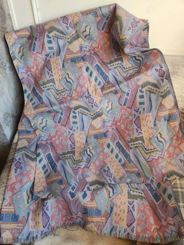 Vintage fabric remnant - , 80s