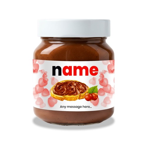 Personalised fit nutella or - to,