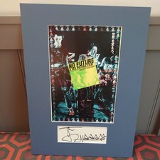 John Lydon SIGNED Card Genuine Autograph Mounted Original Sex Pistols No Future 