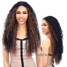 FREETRESS EQUAL SYNTHETIC INVISIBLE PART LACE FRONT LONG CURLY HAIR WIG - KATE