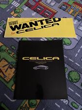 JDM Toyota Celica Wanted Brochures Rare 1989 GT GT-Four ST180. Old Logo Stamped
