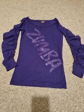 Purple Long Sleeve Zumba Top XS