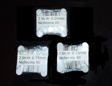 2 lin m each Nichrome
